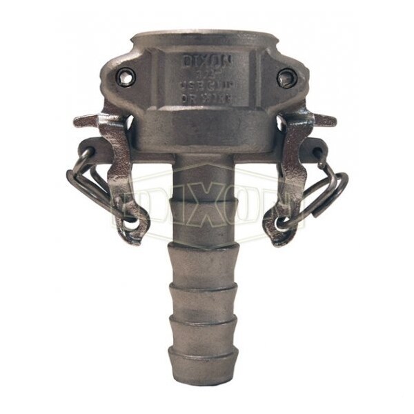Boss-Lock Type-C Cam and Groove Coupler, 3/4 in Nominal, Female Coupler x Hose Shank End Style, Dom